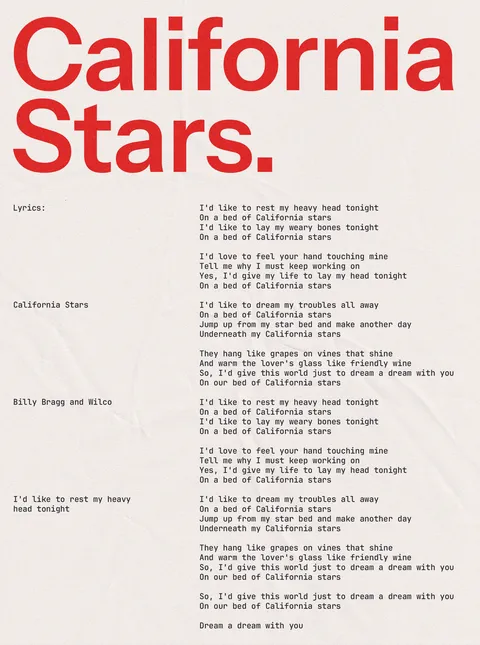 California Stars design